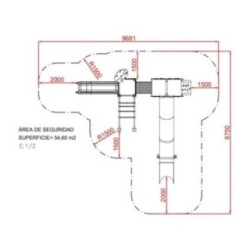 Parque infantil casa en el árbol de la selva