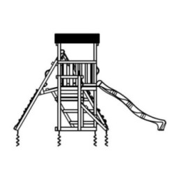 Parque infantil Masgames Cascade L + @Challenger