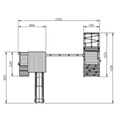 Parque infantil Masgames Cascade L + @Challenger
