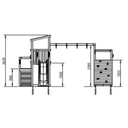 Parque infantil Masgames Cascade L + @Challenger