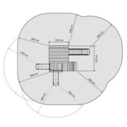 Parque infantil Masgames Cascade L + Columpio