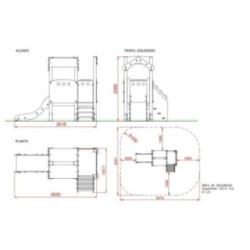 Parque infantil CASITA ELEVADA BASILEA