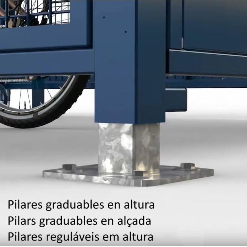 Refugi per a bicicletes amb porta Volta XL