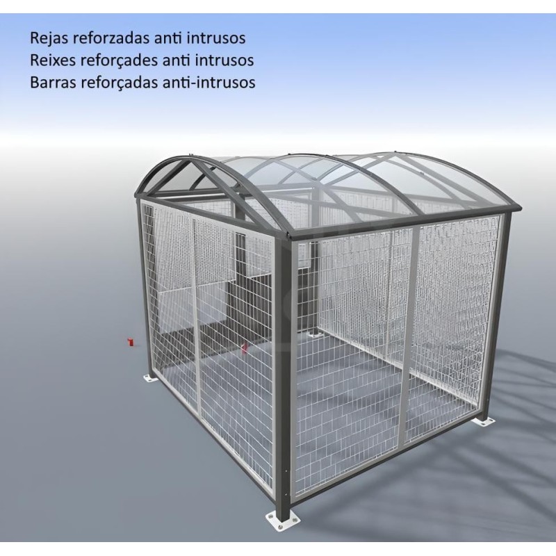 Refugi per a bicicletes amb porta Volta XL
