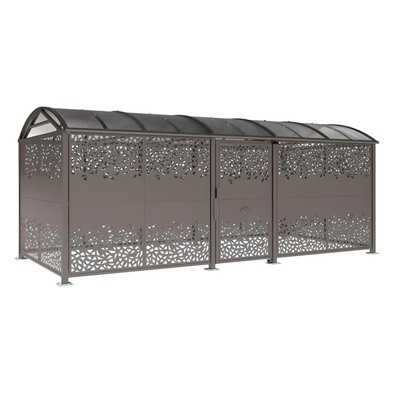 Refugio para bicicletas con puerta CHAPA XL