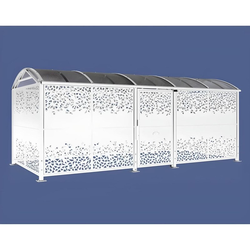 Refugio para bicicletas con puerta CHAPA XL