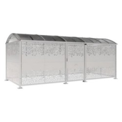 Refugio para bicicletas con puerta CHAPA XL