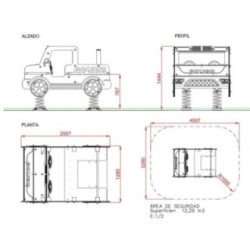 Balança de Mola Carro Pick-up Polícia