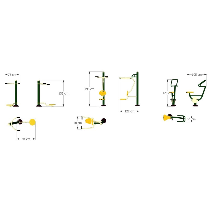 Aparatos Biosaludables Pack C