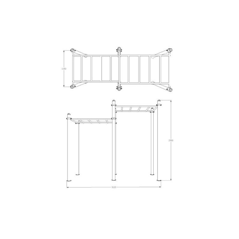 Calistenia Escalera Doble