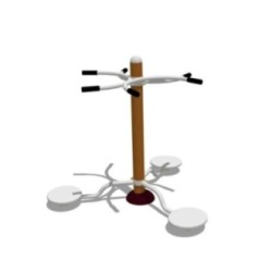 Aparell de Fitness Biosaludable Alisi Triple (Cintura)