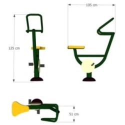 Aparato Biosaludable Fohn Bike (Bicicleta)