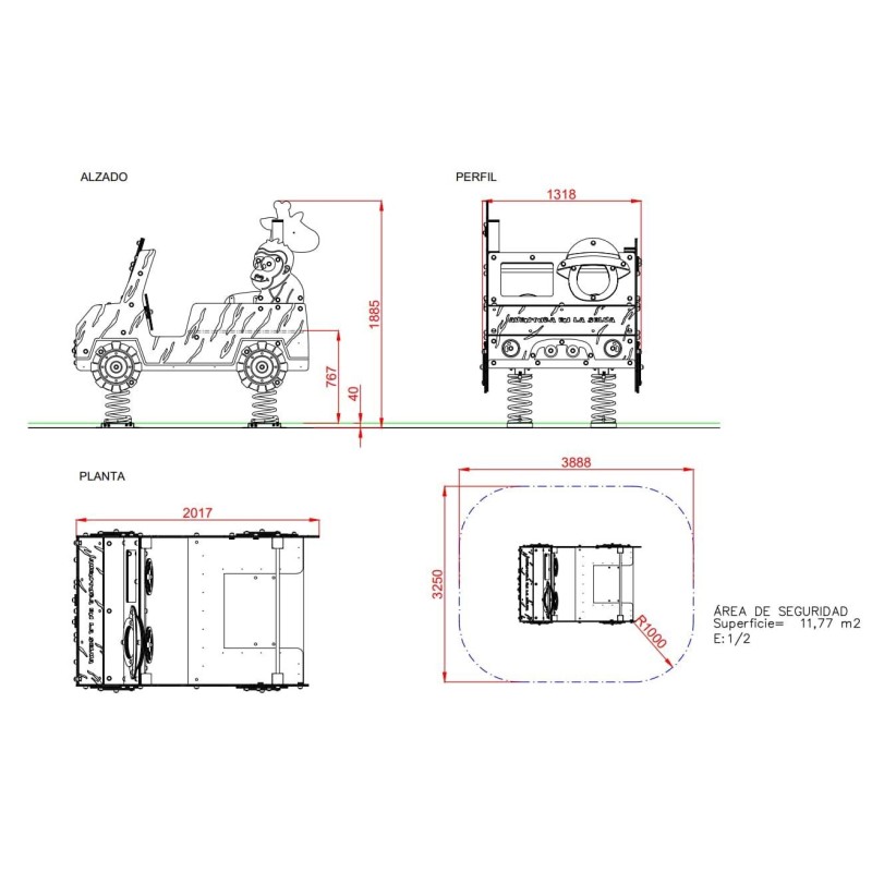 Balancim de mola carro pick-up selvático