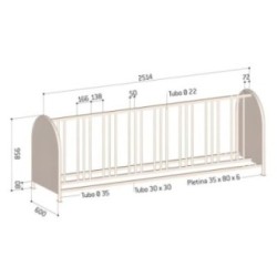 Aparcabicicletas de 16 plazas