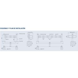 Aparcabicicletas modulable PROVINCE (Galvanizado + Pintado)