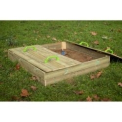 Caixa de Areia com tampa de madeira MASGAMES OBEN