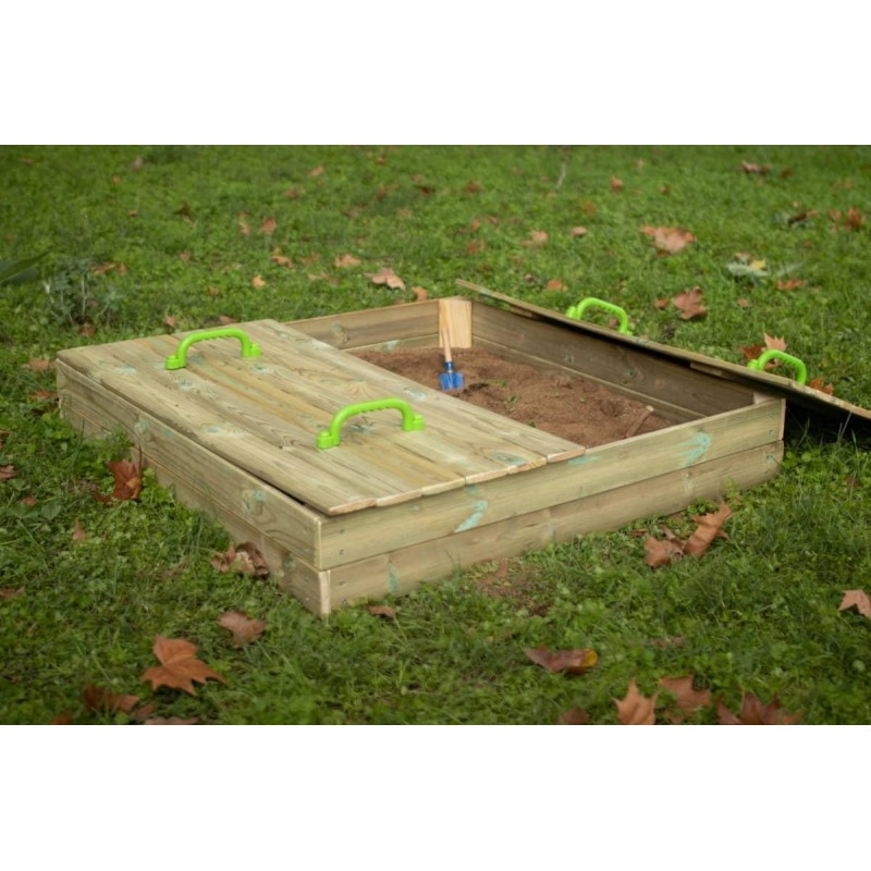 Caixa de Areia com tampa de madeira MASGAMES OBEN