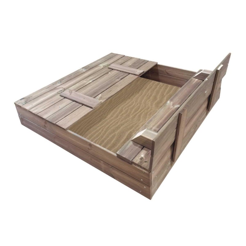 Arenero MASGAMES Tectum con Tapa de Madera plegable