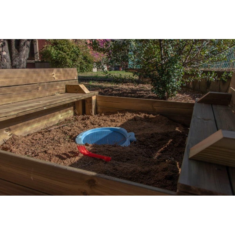 Arenero MASGAMES Tectum con Tapa de Madera plegable