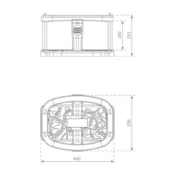 Asiento de bebé de caucho con cadenas MASGAMES Deluxe