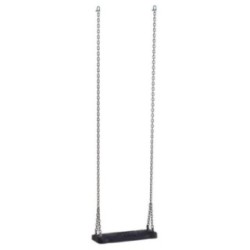 Asiento de caucho con cadenas Curve XL