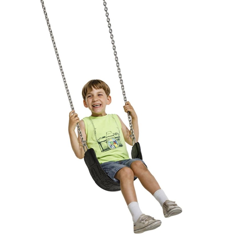 Asiento de caucho flexible Arco con cadenas INOX