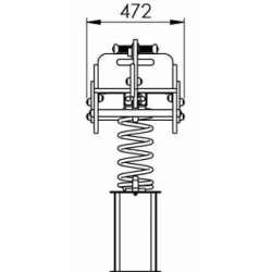 Balanço de molas DUO ESCAVADORA + REBOQUE