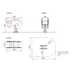 Balancín muelle doble panel CAMALEÓN ADAPTADO