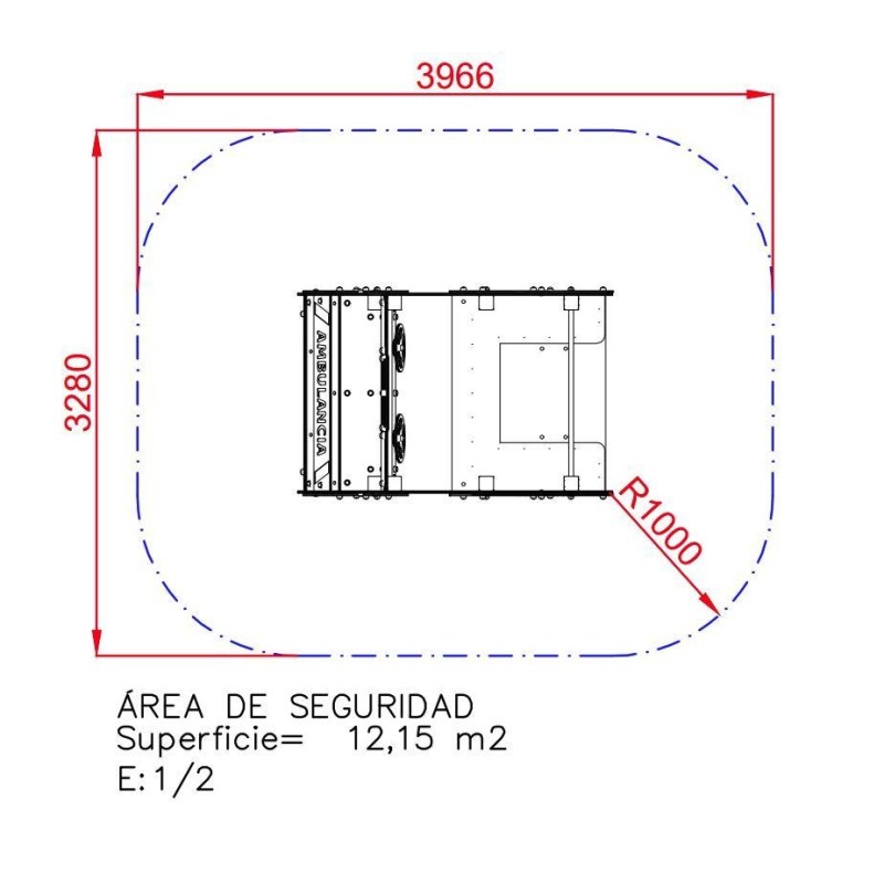 Balancí de molla cotxe ambulància