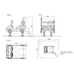 Balancim de mola carro pick-up selvático