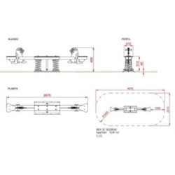 Balanço mola duplo sobe e desce FOCAS