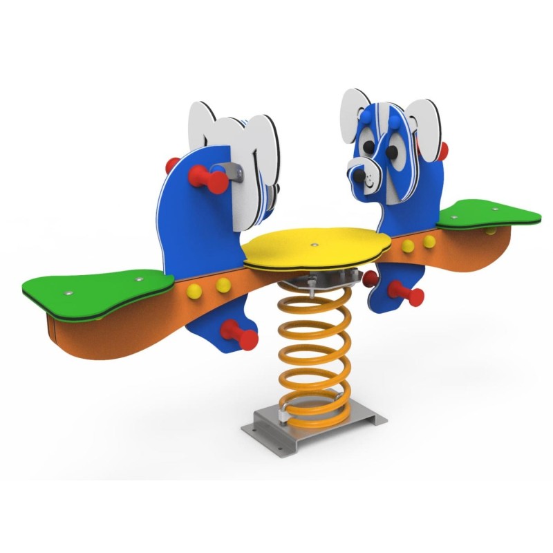 Balancín muelle doble PERRITOS
