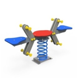 Balancín muelle doble METÁLICO