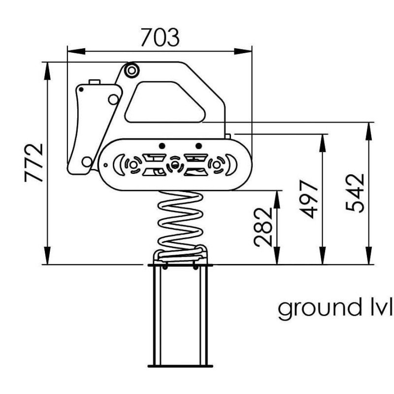 Balanço de molas BULLDOZER