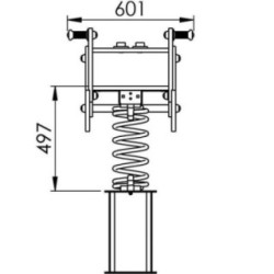 Balanço de molas BULLDOZER