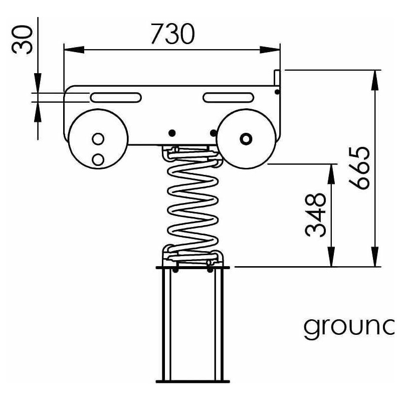 Balancín muelle REMOLQUE