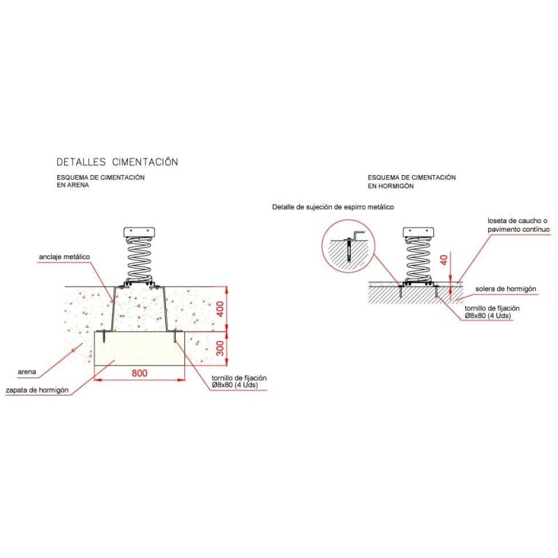 Balancín muelle doble panel ELEFANTE