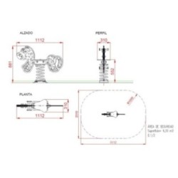 Balancín muelle LEOPARDO