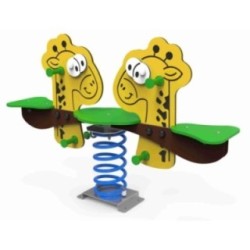 Balancín muelle doble JIRAFAS