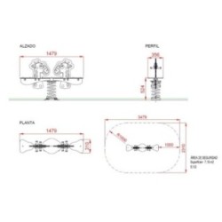 Balancín muelle doble JIRAFAS