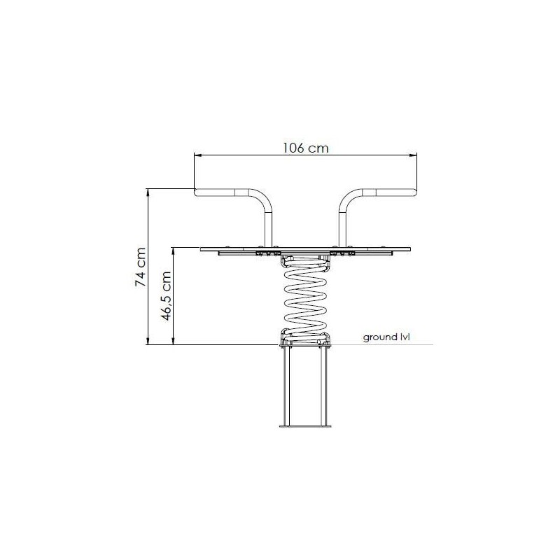 Balanço de molas duplo R-LINE