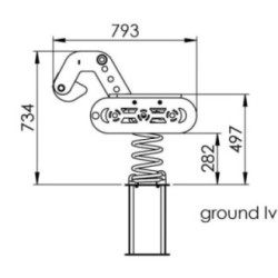 Balancí molla EXCAVADORA