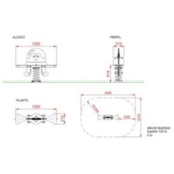 Balanço mola dupla POP