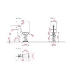 Balancín muelle DINO