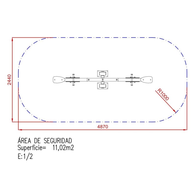 Balancín sube y baja FÚTBOL