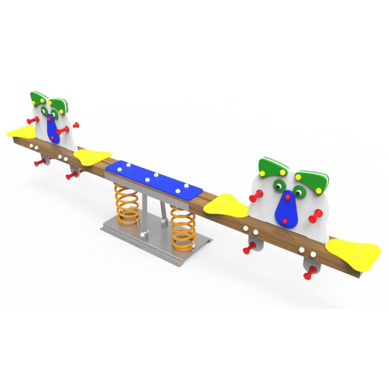 Balancín muelle cuádruple sube y baja DON CUCO