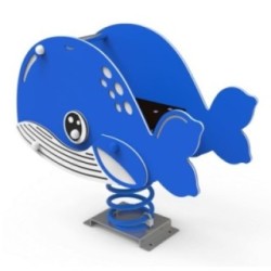 Balanço mola painel duplo BALEIA