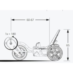 Triciclo BERG Street-X Vibes