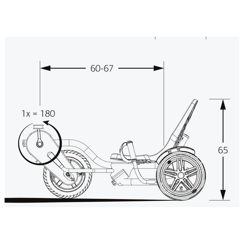 Triciclo BERG Street-X Vibes