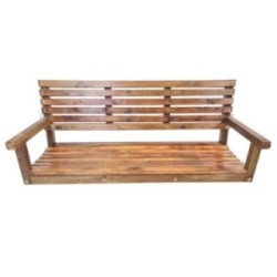 Banco de baloiço de madeira para exterior MASGAMES ELNA L